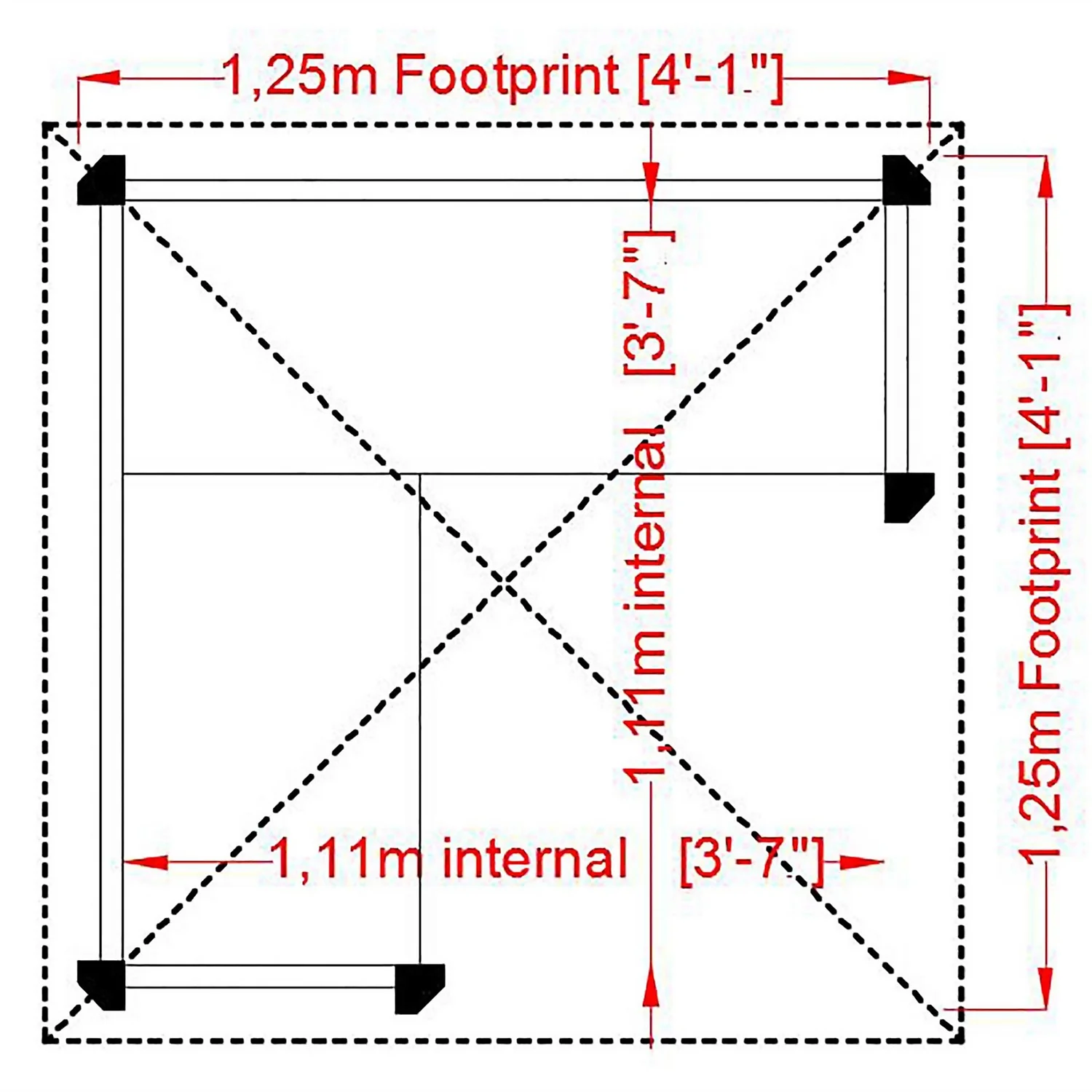 Shire Honeysuckle Corner Arbour - 4x4ft Shire Honeysuckle Corner Arbour - 4x4ft -Keter Store 12887170 2754856509745751