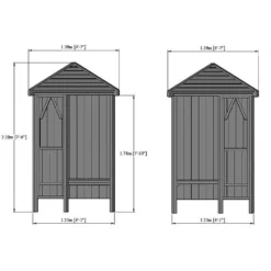 Shire Honeysuckle Corner Arbour - 4x4ft 4 Shire Honeysuckle Corner Arbour - 4x4ft -Keter Store 12887170 8694856509717524