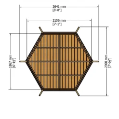 Shire Arbour - 7x6ft -Keter Store 12887180 1414849861546503
