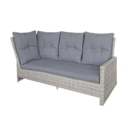Mortimer Grey Rattan Garden Corner Sofa Set -Keter Store 12887790 3255047776533844