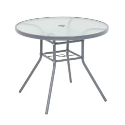 Andorra 4 Seater Garden Dining Set With Parasol -Keter Store 12887989 5084843691036622