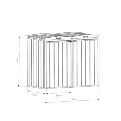 Mercia Double Bin Store -Keter Store 12888123 2164944420199338