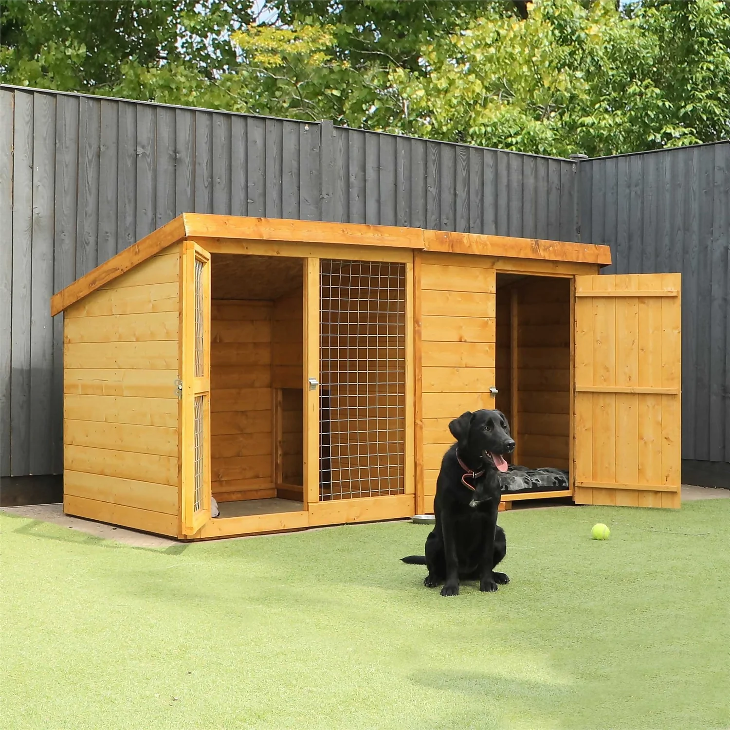 Mercia 8 x 4 Dog Kennel & Run - Including Installation Mercia 8 X 4 Dog Kennel & Run - Including Installation -Keter Store 12888128 4804843294490154