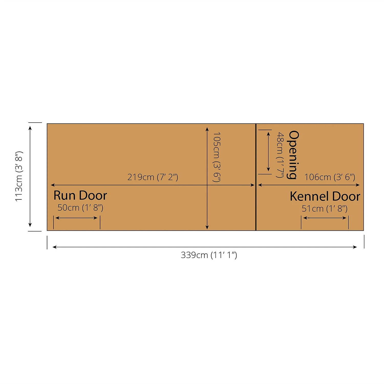 Mercia 12 x 4 Dog Kennel & Run (Installed) Mercia 12 X 4 Dog Kennel & Run (Installed) -Keter Store 12888280 2054843290552060