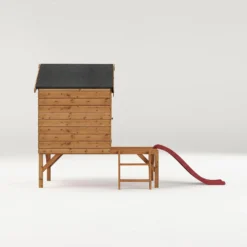 Mercia 7 X 9'4ft Snug Wooden Playhouse Tower & Slide - Installation Included -Keter Store 12888291 1625027554175934
