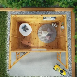 Mercia 5'9ft X 5'8ft Pent Style Wooden Playhouse -Keter Store 12888294 1075019819092589