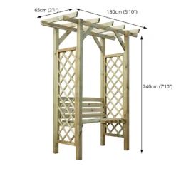 Mercia Pergola Seated Arbour -Keter Store 12888303 1084884721489659