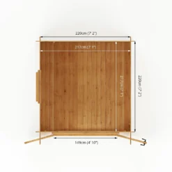 Mercia 2.4 X 2.4m 19mm Log Cabin 9 Mercia 2.4 X 2.4m 19mm Log Cabin -Keter Store 12888471 5935023718524608