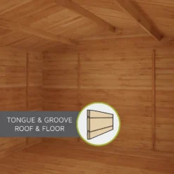 Mercia 3 X 2.4m 19mm Log Cabin 7 Mercia 3 X 2.4m 19mm Log Cabin -Keter Store 12888478 3025023719101814