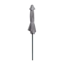 None 2.1m Crank & Tilt Parasol Light Grey - Dia. 38mm -Keter Store 12888557 1054843673613402