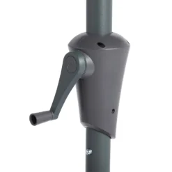 None 2.7m Crank & Tilt Parasol Dark Grey - Dia. 38mm -Keter Store 12888563 2734843674675537