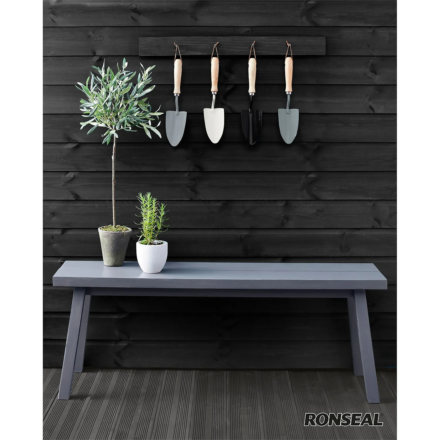 Ronseal Metal Paint Storm Grey Satin 250ml Ronseal Metal Paint Storm Grey Satin 250ml -Keter Store 12888949 1984843776561108