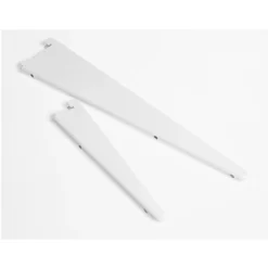 Anti-bacterial Twin Slot Shelving Kit - 1600mm White Twinslot And 320mm Brackets - White -Keter Store 12889033 1104849582704471
