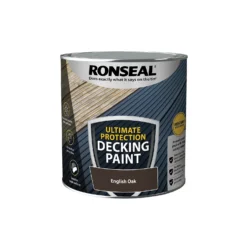 Ronseal Ultimate Protection Decking Paint English Oak - 2.5L -Keter Store 12889264 8184942291318605