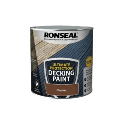 Ronseal Ultimate Protection Decking Paint Chestnut - 2.5L -Keter Store 12889266 2084942291353963