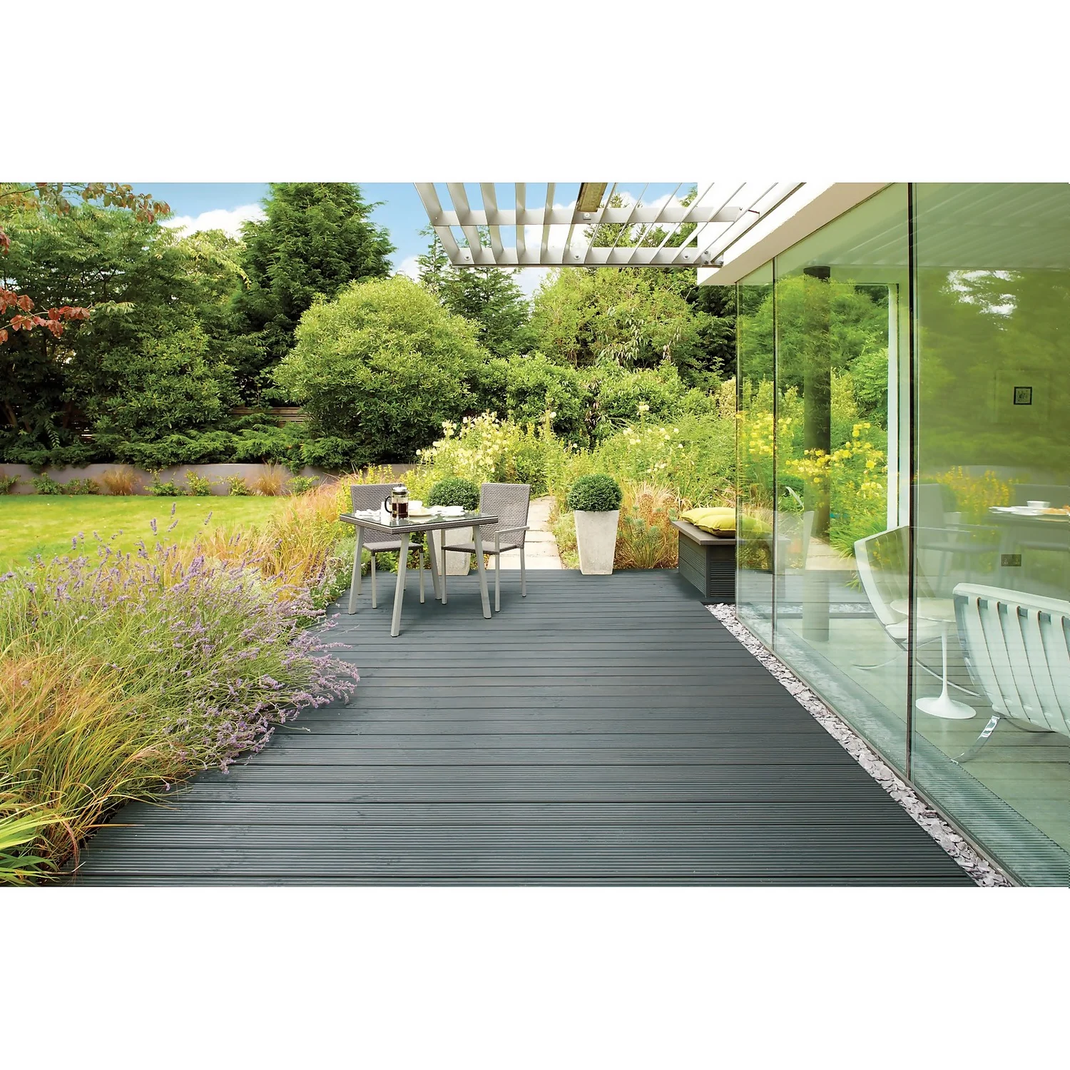 Ronseal Ultimate Protection Decking Stain Charcoal - 5L Ronseal Ultimate Protection Decking Stain Charcoal - 5L -Keter Store 12889273 5044949798313927