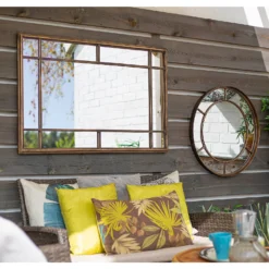 Milano Outdoor Garden Mirror - 100cm -Keter Store 12891529 4224875437314518