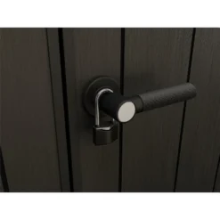 Keter Newton 7.5 X 7ft Outdoor Plastic Garden Storage Shed - Brown -Keter Store 12909854 2004845876123045