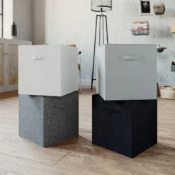 Living Elements Compact Cube Premium Woven Insert - Silver -Keter Store 12932936 8644887875625171