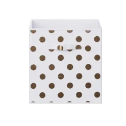 Living Elements Compact Cube Foil Spot Insert - White & Gold -Keter Store 12932945 6944887875943942
