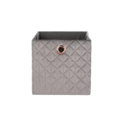 Clever Cube Quilted Velvet Insert - Grey -Keter Store 12932957 8784900282513218