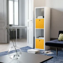 Clever Cube Quilted Velvet Insert - Yellow -Keter Store 12932958 1304900282736955