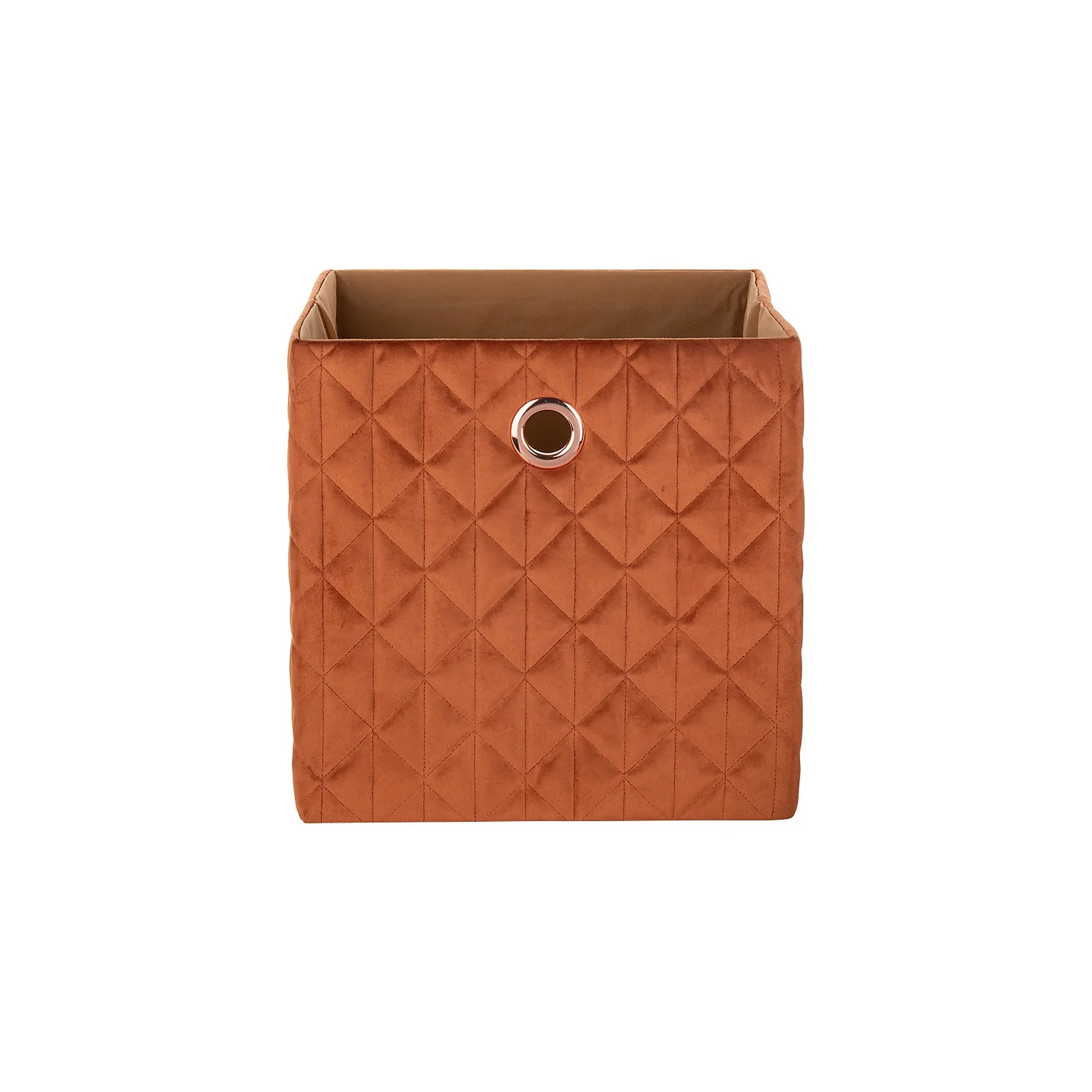 Clever Cube Quilted Velvet Insert - Rust Clever Cube Quilted Velvet Insert - Rust -Keter Store 12932959 1794900282791174