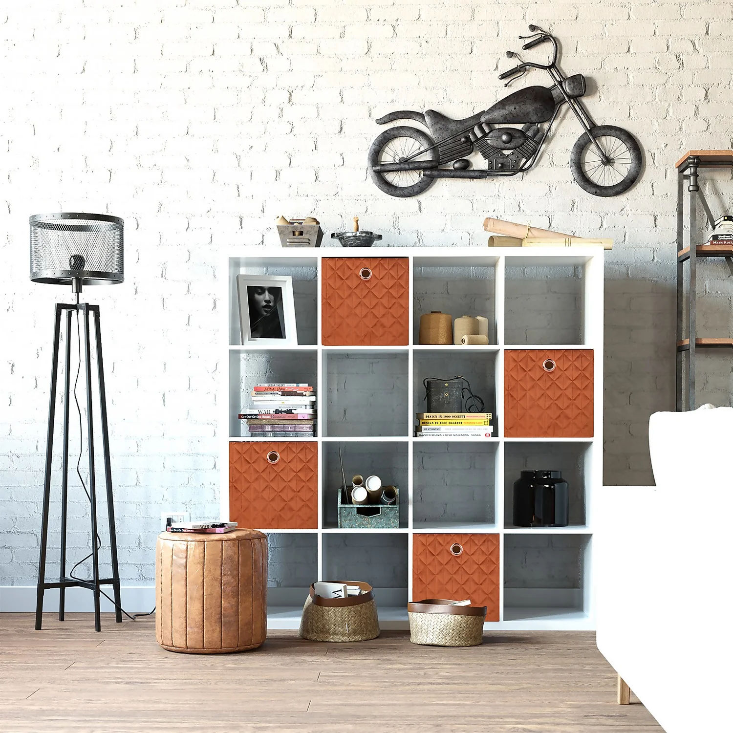 Clever Cube Quilted Velvet Insert - Rust Clever Cube Quilted Velvet Insert - Rust -Keter Store 12932959 1814900282732383