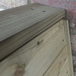 Shire Small Triangular Log Store Tongue And Groove -Keter Store 13082825 9434862456524500