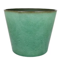Glazed Finish Green Planter - 50cm