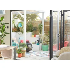 Glazed Finish Green Planter - 50cm -Keter Store 13190811 3364948238383017