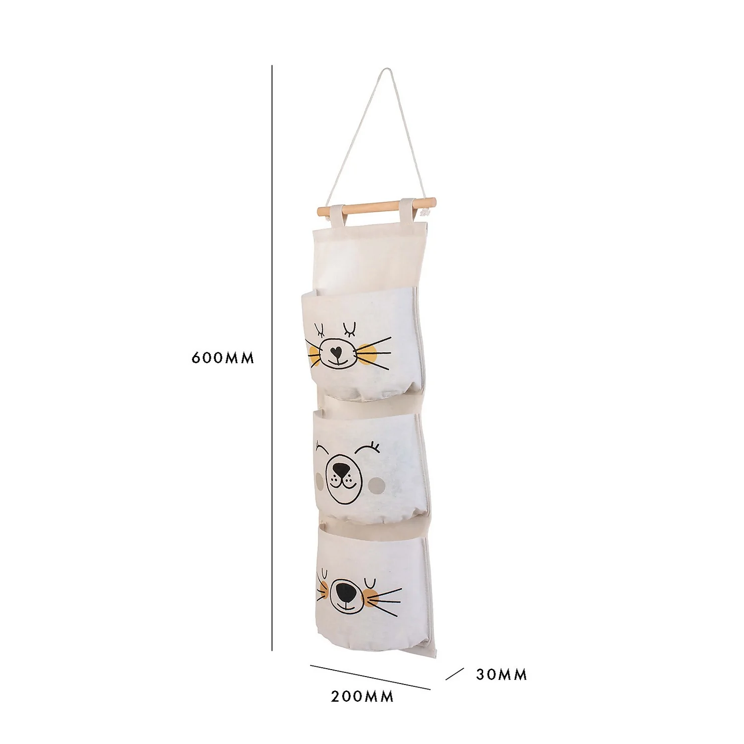 Kids 3 Pocket Hanging Organiser - Polar Bear Kids 3 Pocket Hanging Organiser - Polar Bear -Keter Store 13277677 8574929069276039