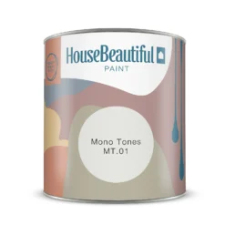 House Beautiful Durable Matt Emulsion Multi-Surface Paint Mono Tones MT.01 Tester - 125ml -Keter Store 13419402 1724941019742343