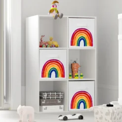 Living Elements Compact Cube Fabric Insert - Charity Rainbow -Keter Store 13432921 1954943614228221