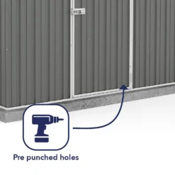 Absco 7.5 X 10ft Premier Reverse Apex - Dark Grey 5 Absco 7.5 X 10ft Premier Reverse Apex - Dark Grey -Keter Store 13440856 1214929163804926