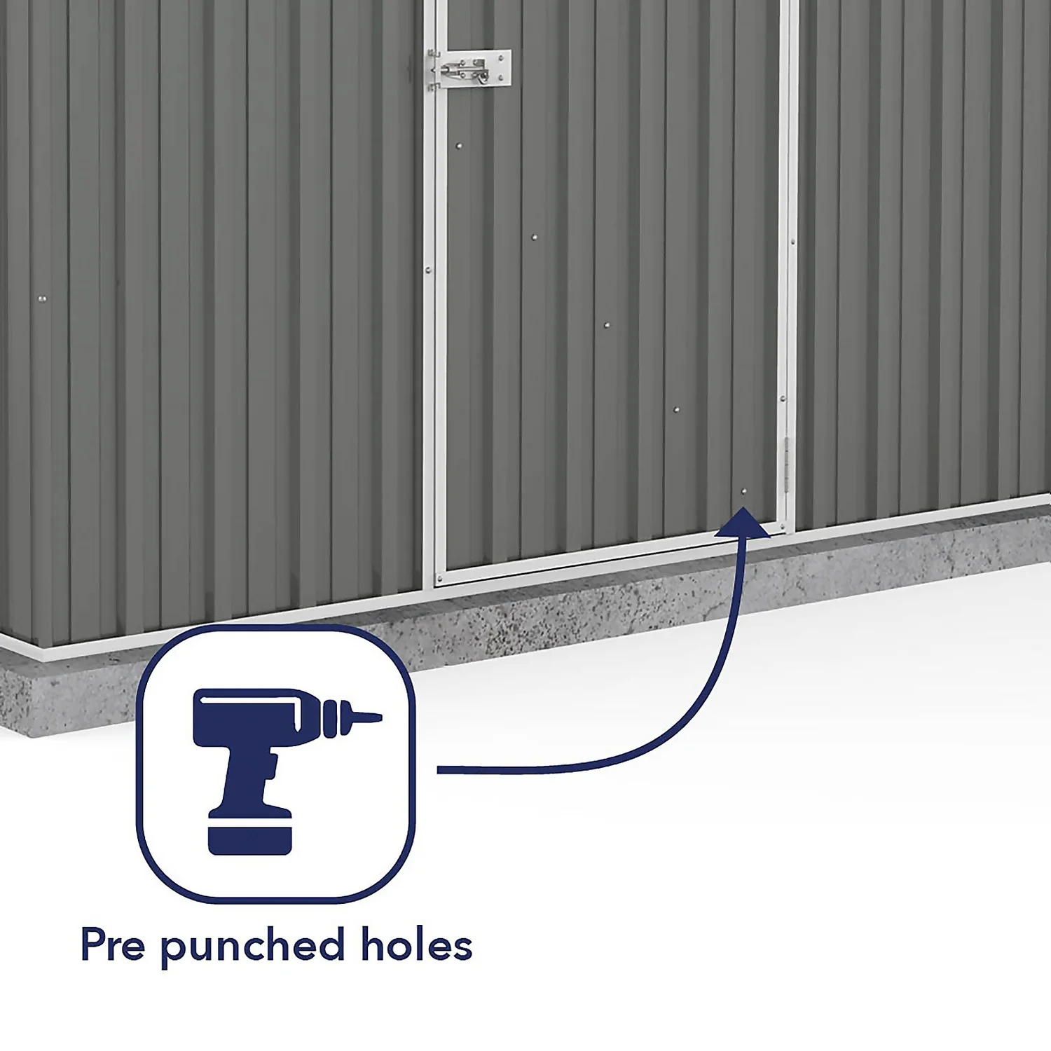 Absco 7.5 x 10ft Premier Reverse Apex - Dark Grey Absco 7.5 X 10ft Premier Reverse Apex - Dark Grey -Keter Store 13440856 1214929163804926