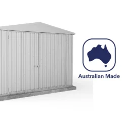 Absco 10 X 15ft Utility Workshop Apex Metal Shed - Zinc 7 Absco 10 X 15ft Utility Workshop Apex Metal Shed - Zinc -Keter Store 13440863 1814929163975179