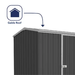 Absco 7.5 X 5ft Premier Reverse Apex - Dark Grey -Keter Store 13440866 6464929164668878