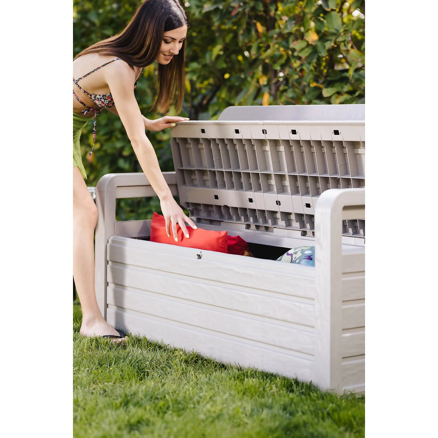 Toomax Forever Spring Bench - Warm Grey Toomax Forever Spring Bench - Warm Grey -Keter Store 13462731 1984951391545320