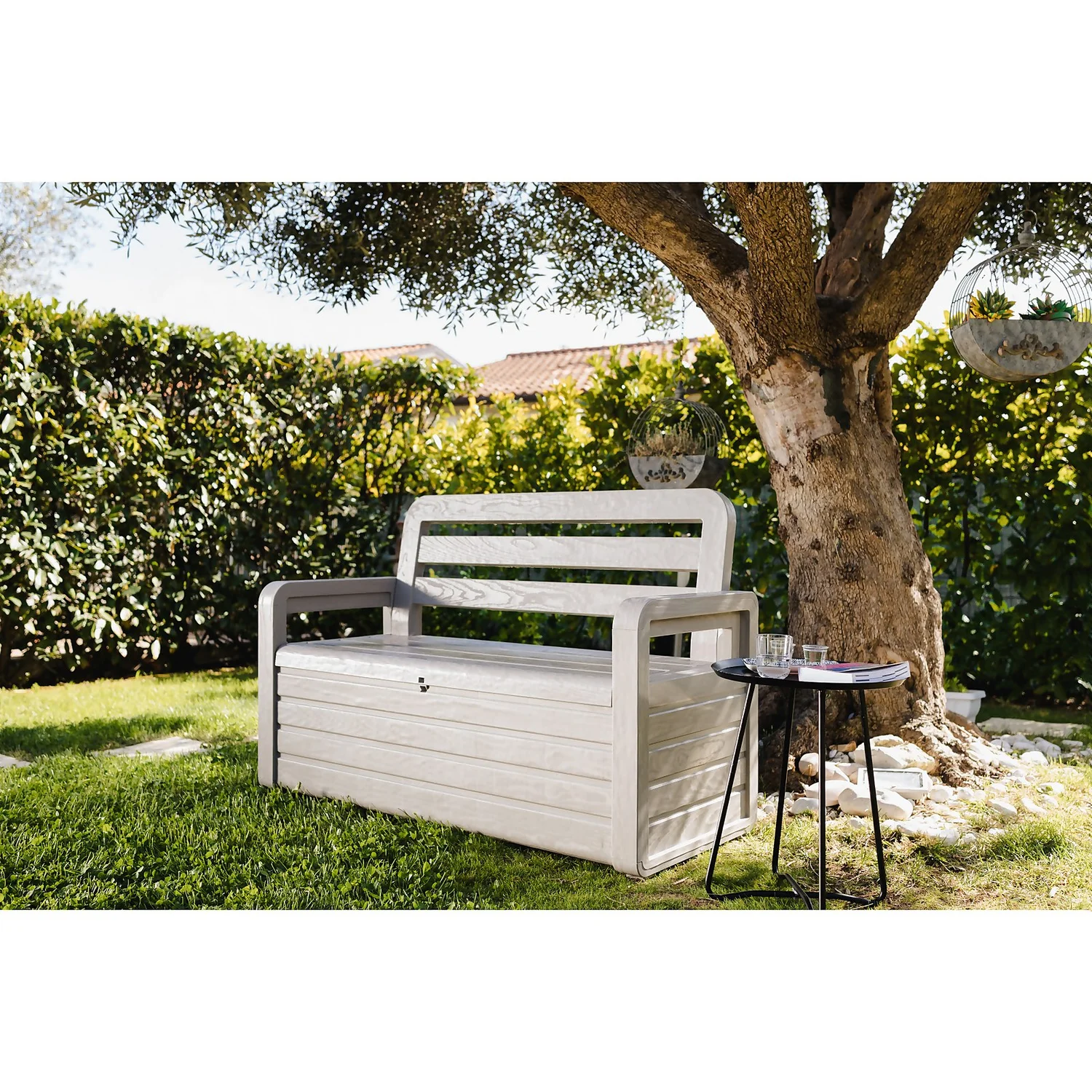Toomax Forever Spring Bench - Warm Grey Toomax Forever Spring Bench - Warm Grey -Keter Store 13462731 9264951391508729