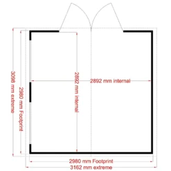 Shire 10 X 10ft Garden Workshop - Including Installation -Keter Store 13505262 1254931995154544