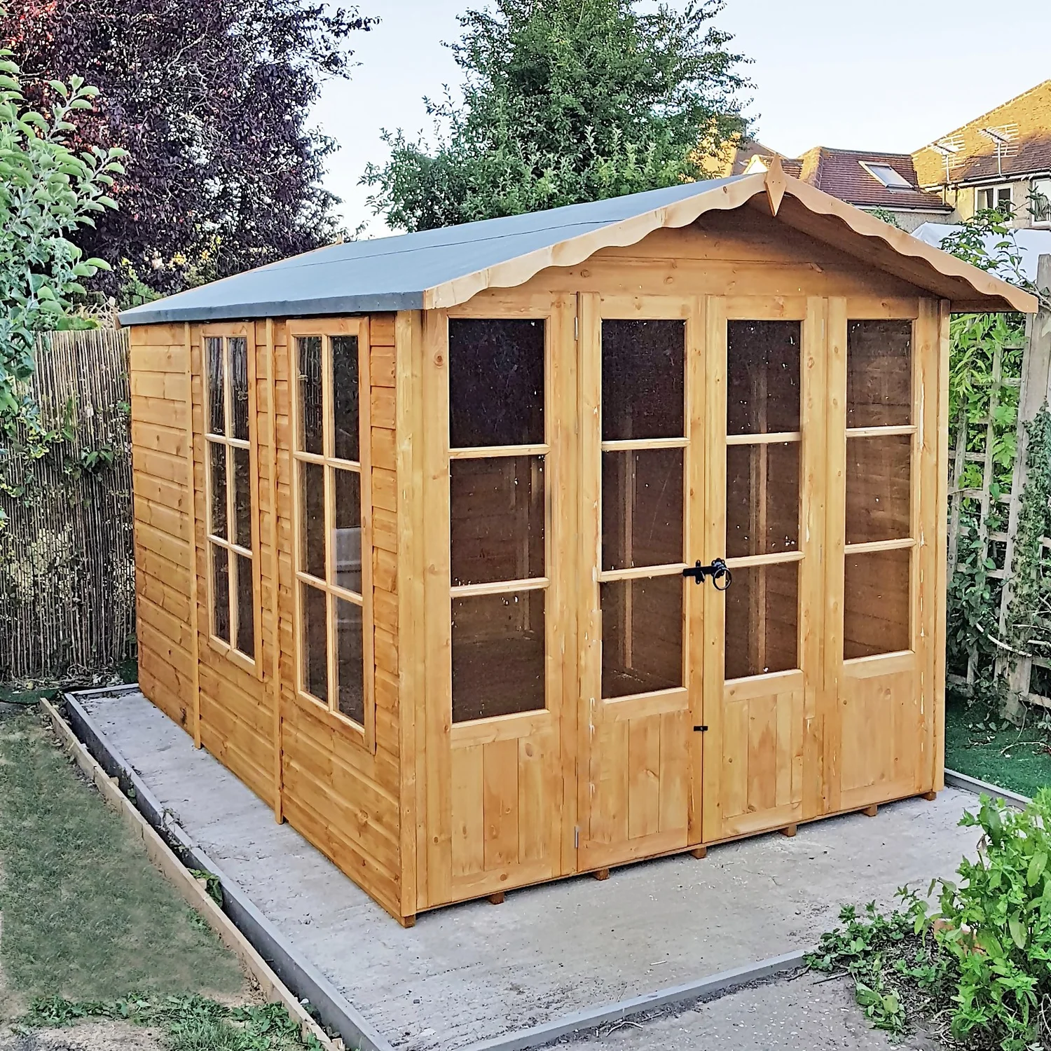 Shire 13 x 7ft Westminster Summerhouse - Including Installation Shire 13 X 7ft Westminster Summerhouse - Including Installation -Keter Store 13505301 3944933733509668