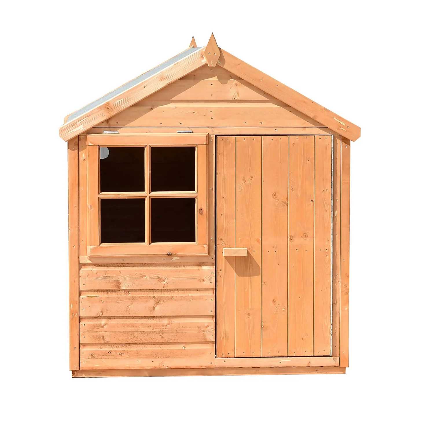 Shire 4 x 4ft Playhut Kids Wooden Playhouse Shire 4 X 4ft Playhut Kids Wooden Playhouse -Keter Store 13505331 1754931993746191