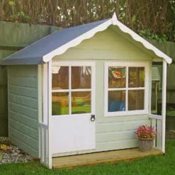Shire 5 X 4ft Kitty Kids Wooden Playhouse -Keter Store 13505336 1224931200273950