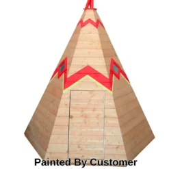 Shire 7 X 6ft Wigwam Kids Wooden Playhouse -Keter Store 13505341 1494931994345855