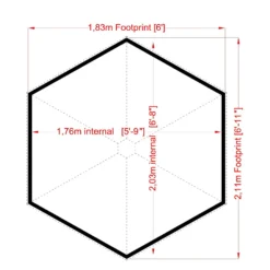 Shire 7 X 6ft Wigwam Kids Wooden Playhouse -Keter Store 13505341 1754931994262617