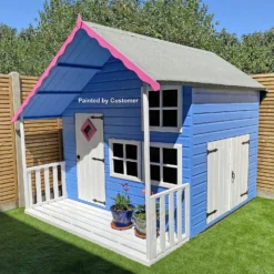 Shire 6 X 8ft Crib Kids Wooden Playhouse - Including Installation -Keter Store 13505346 1674931995832382