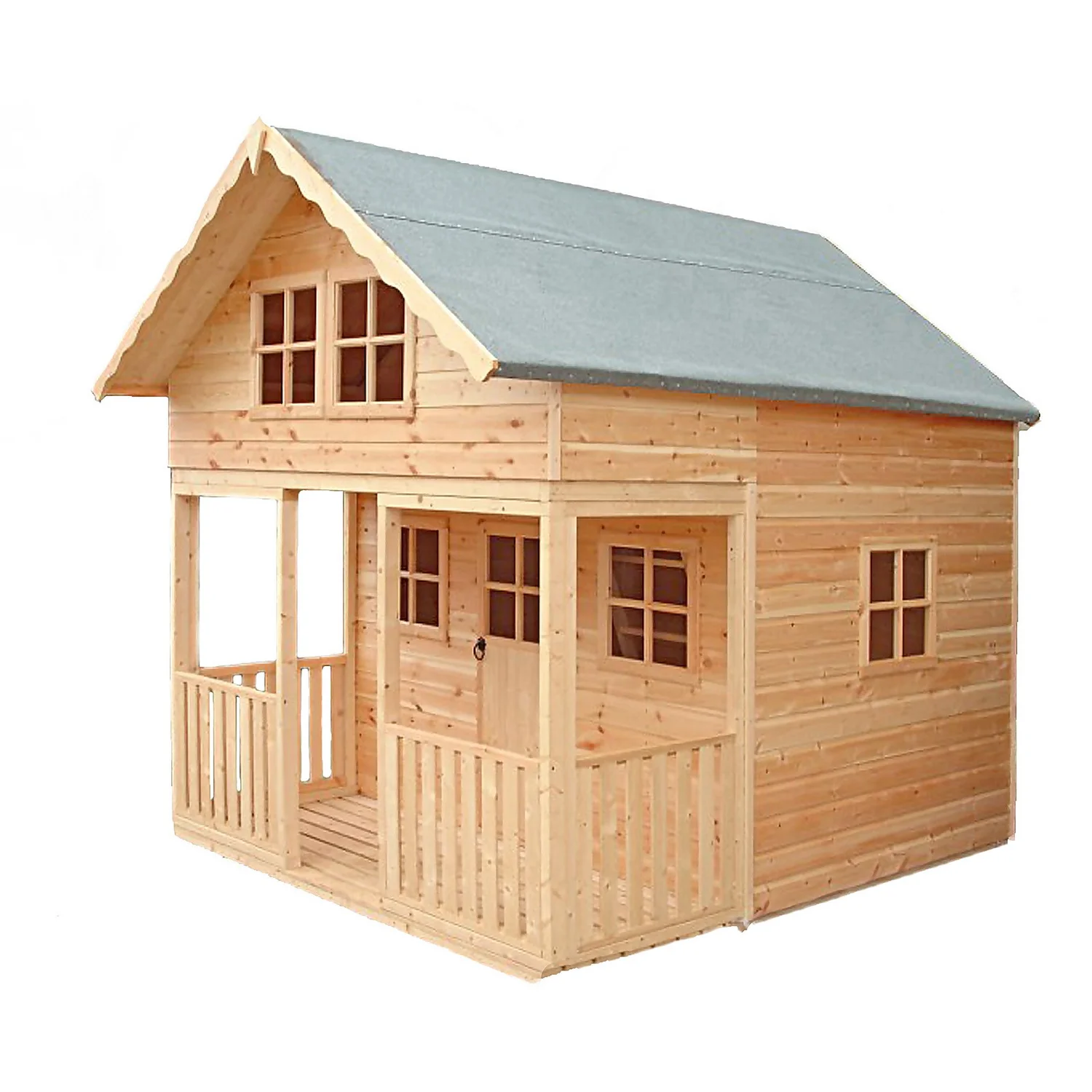 Shire 8 x 10ft Lodge Kids Wooden Playhouse Shire 8 X 10ft Lodge Kids Wooden Playhouse -Keter Store 13505347 1184931994942414
