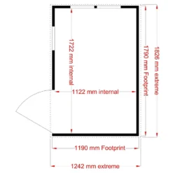 Shire 6x4ft Command Kids Playhouse - Including Installation -Keter Store 13508665 8904932698967213