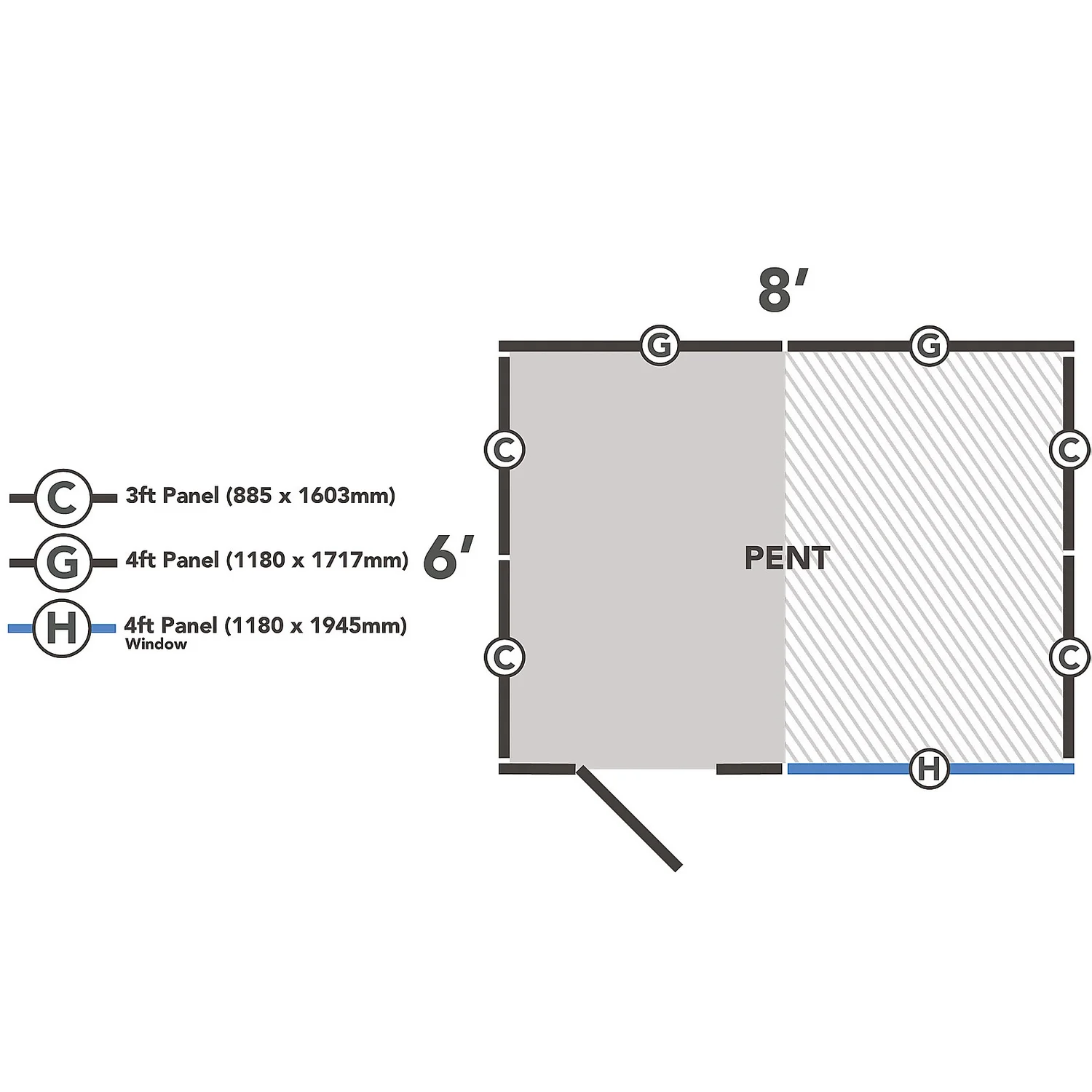 Shiplap Dip Treated 8x6ft Pent Shed Shiplap Dip Treated 8x6ft Pent Shed -Keter Store 13529677 3604941756594393